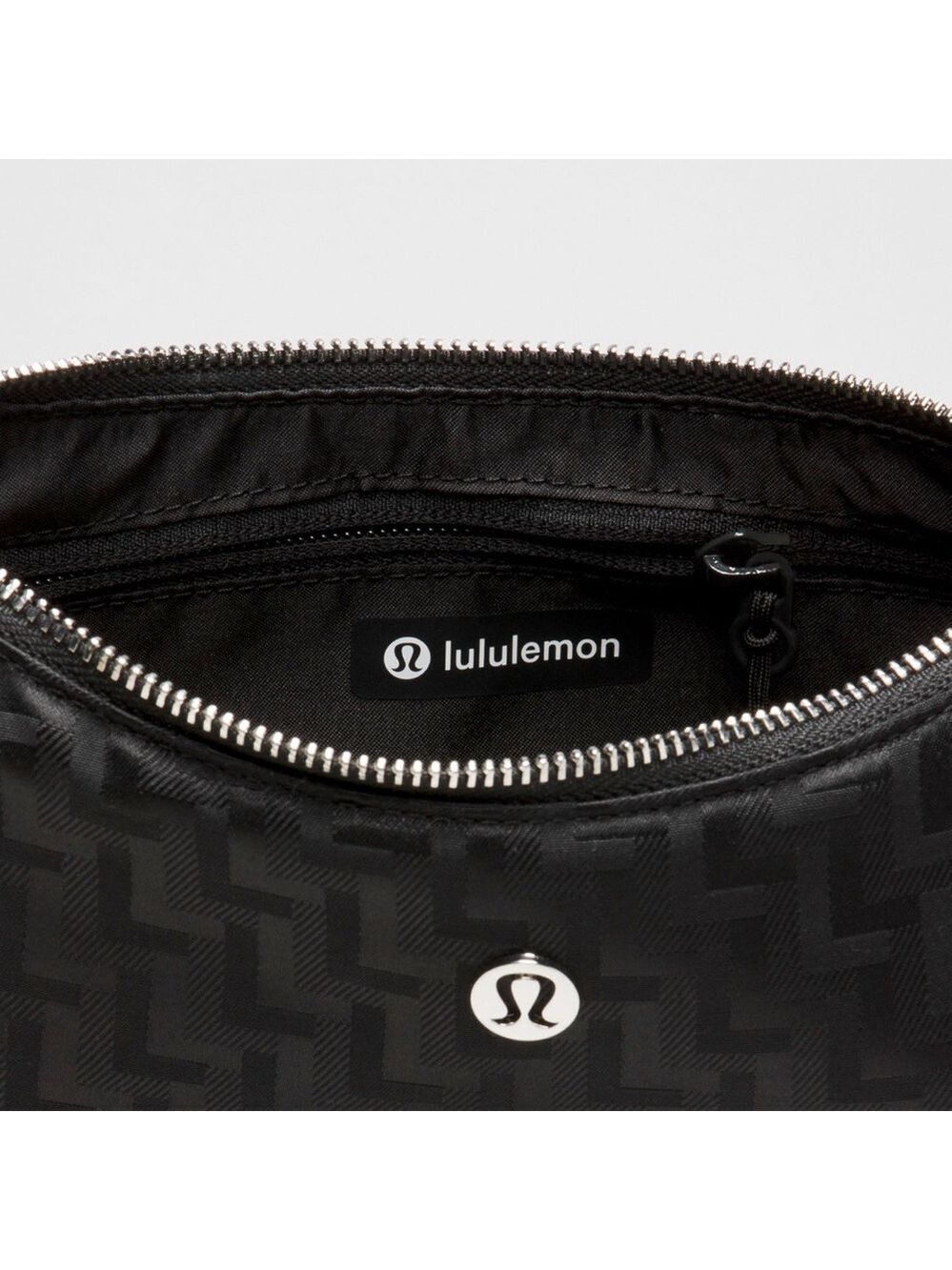 Lululemon City Essentials Small Shoulder Bag 3L Monogram Jacquard Black-NWT - Picture 3 of 14